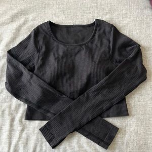 Lululemon Black Ebb to Street Long Sleeve Shirt 6